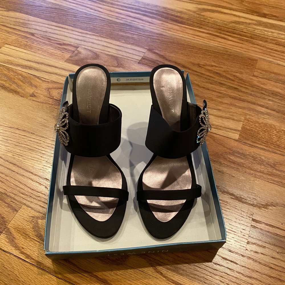 Nine west black heels